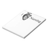 I Heart Nursing Notitieblok (Linkerzijde)