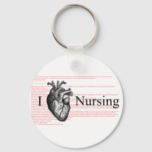 I Heart Nursing Sleutelhanger