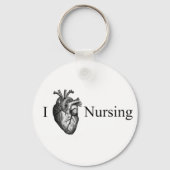 I Heart Nursing Sleutelhanger (Voorkant)