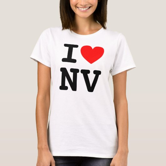 I Heart NV Shirt (Voorkant)