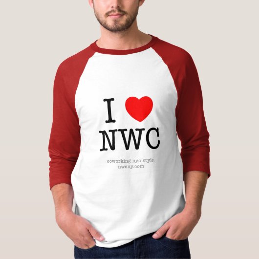 I Heart NWC - Rood T-shirt (Voorkant)