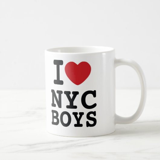 I Heart NYC Boys Coffee Mok (Rechts)