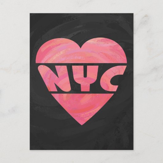 I Heart NYC Briefkaart (Voorkant)