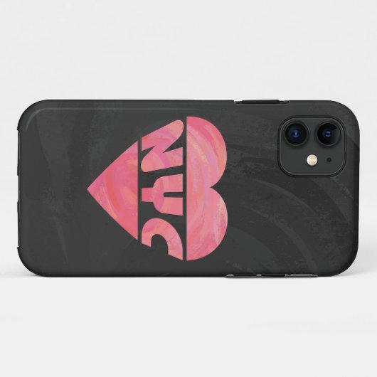 I Heart NYC Case-Mate iPhone Case (Achterkant (horizontaal))