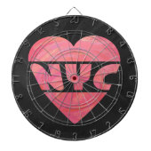 I Heart NYC Dartbord (Voorkant)