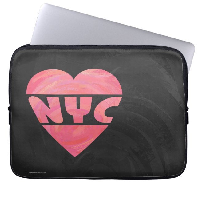 I Heart NYC Laptop Sleeve (Voorkant)