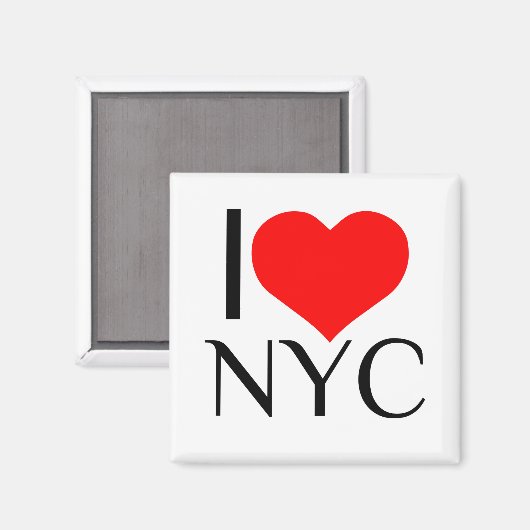 I HEART NYC MAGNEET (Voorkant / Achterkant)