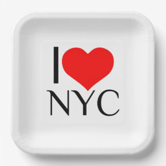 I HEART NYC PAPIEREN BORDJE
