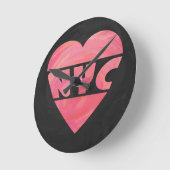 I Heart NYC Ronde Klok (Hoek)