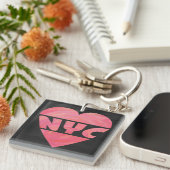 I Heart NYC Sleutelhanger (Voorkant Rechts)