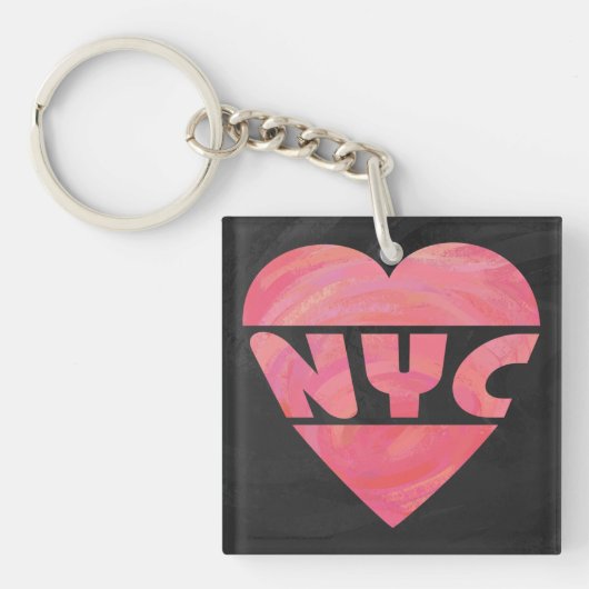 I Heart NYC Sleutelhanger (voorkant)