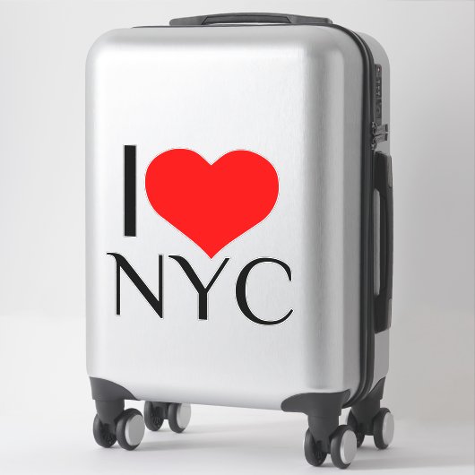 I HEART NYC STICKER (Koffer)