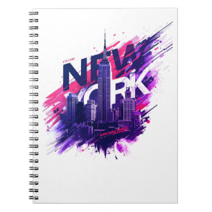 I Heart NYC" T-shirt - Casual New York City Urban Notitieboek