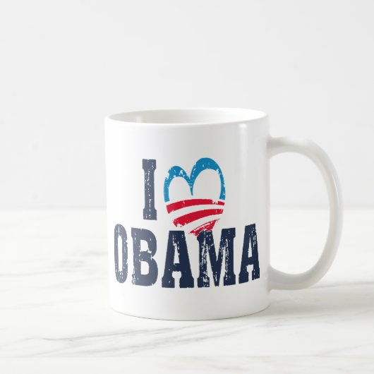 I Heart Obama Koffiemok (Rechts)