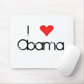 I Heart Obama Mousepad Muismat (Met muis)