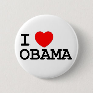 I Heart Obama Pin Ronde Button 5,7 Cm