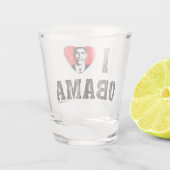 I Heart Obama Shot Glas (Achterkant)