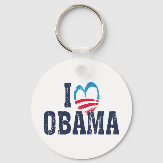 I Heart Obama Sleutelhanger (Voorkant)