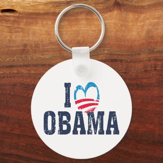 I Heart Obama Sleutelhanger (Voorkant)