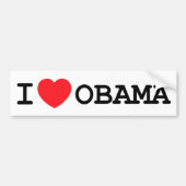 I Heart Obama Sticker (Voorkant)