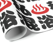 I Heart (Onsen) Gemengd 混 浴 Cadeaupapier (Rol Hoek)