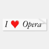 I Heart Opera Bumpersticker (Voorkant)