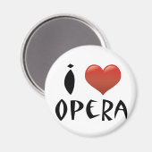 I Heart Opera Magneet (Voorkant / Achterkant)