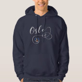 I Heart Oslo, Noorwegen Hoodie (Voorkant)