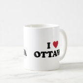 I Heart Ottawa Canada Koffiemok (Voorkant rechts)