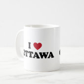 I Heart Ottawa Canada Koffiemok (Voorkant links)