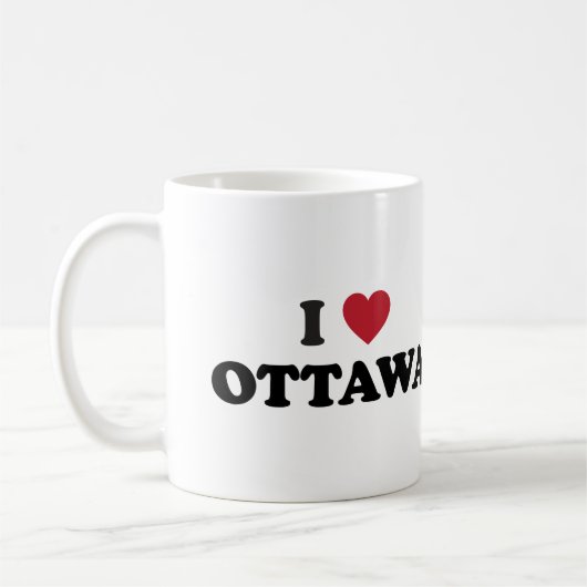 I Heart Ottawa Canada Koffiemok (Links)