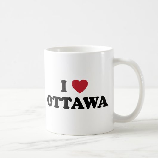 I Heart Ottawa Canada Koffiemok (Rechts)