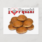 I Heart Paczki Pools voedsel Briefkaart (Voorkant)