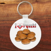 I Heart Paczki Pools voedsel Sleutelhanger (Voorkant)
