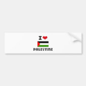 I HEART PALESTINE BUMPERSTICKER (Voorkant)