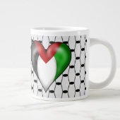I Heart Palestine Grote Koffiekop (Rechts)