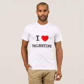 I HEART PALESTINE T-SHIRT (Voorkant volledig)