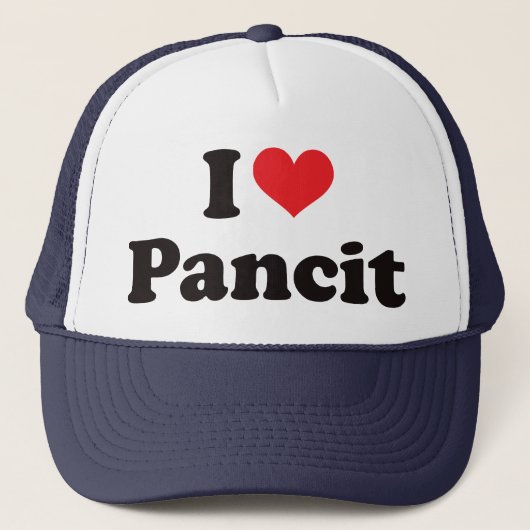 I Heart Pancit Trucker Pet (Voorkant)