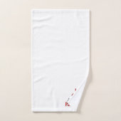 I Heart Panda Beren Bad Handdoek (Handdoek)