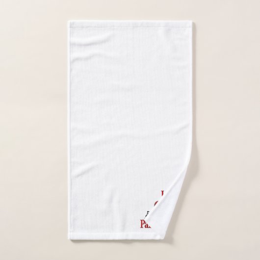 I Heart Panda Beren Bad Handdoek (Handdoek)