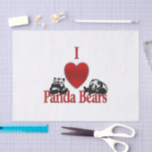 I Heart Panda Beren Fun Tissuepapier (Craft)