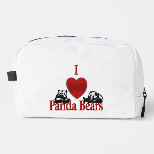 I Heart Panda Beren Fun Toilettasje (Voorkant)