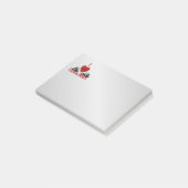 I Heart Panda Beren Post-it® Notes (Schuin)