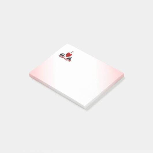 I Heart Panda Beren Post-it® Notes (Schuin)