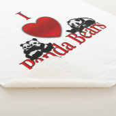 I Heart Panda Beren Sherpa Deken (3/4)