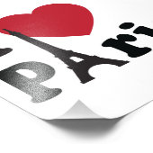 I Heart Paris Foto Afdruk (Hoek)