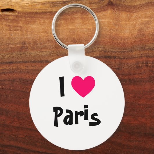 I Heart Paris Sleutelhanger (Voorkant)