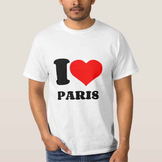 I HEART PARIS T-SHIRT (Voorkant)