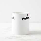 I Heart Parkour Practitioner Free Runner - I Love  Koffiemok (Center)