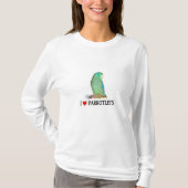 I "Heart" Parrotlets T-shirt (Voorkant)